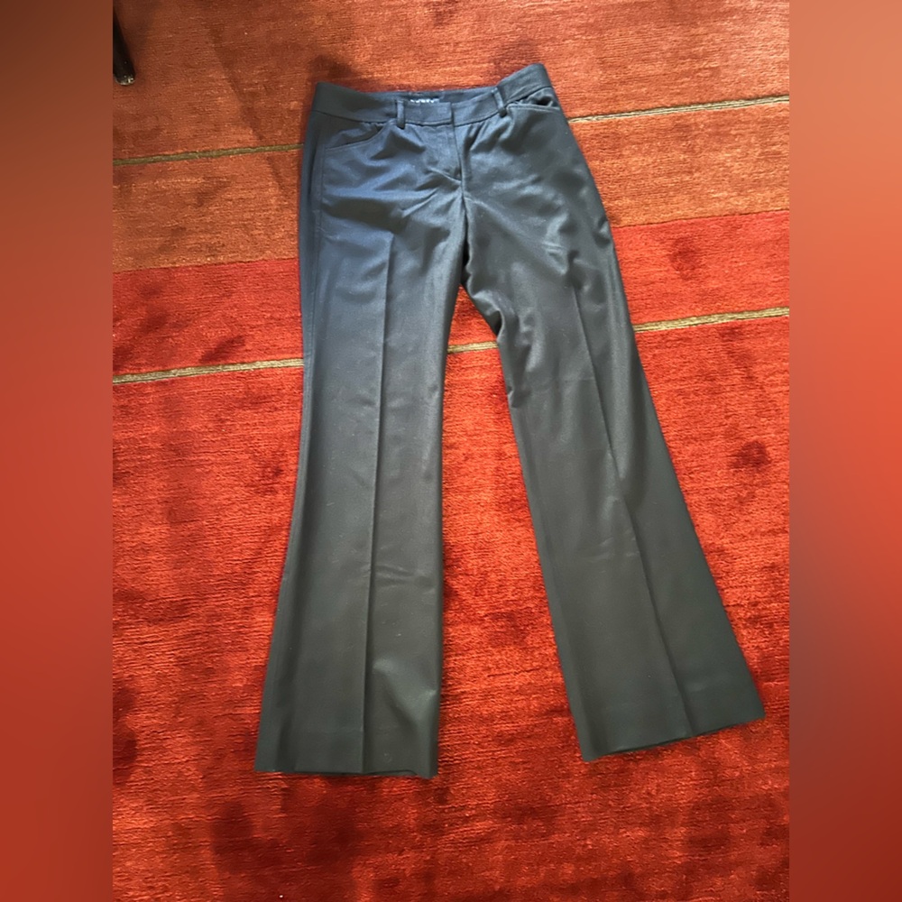 Theory Black Wool Trousers